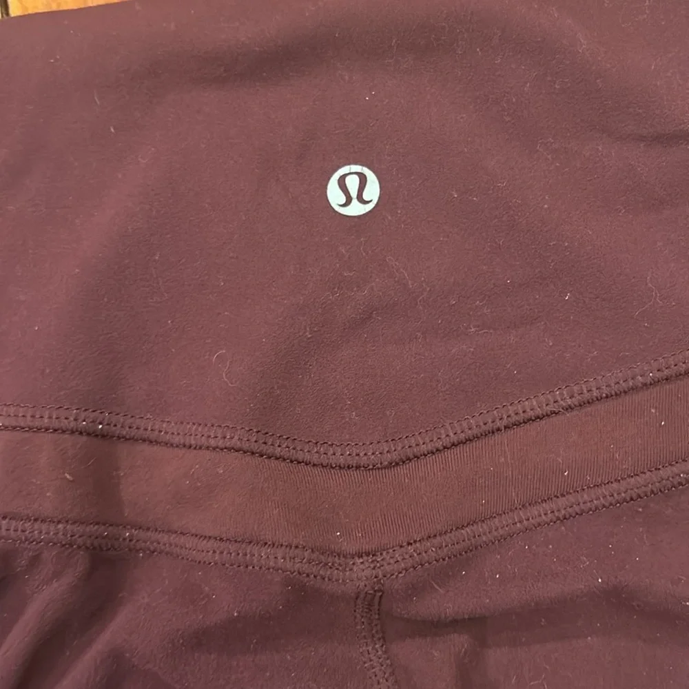 Lululemon align leggings size 2 in maroon